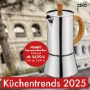 Espressokocher FIGARO 4T. Olive